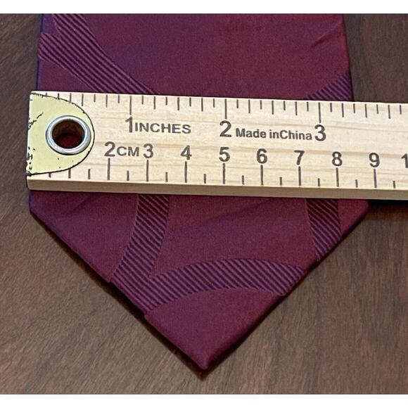 Bcbg Attitude Burgundy Hand Made 100% Imported Silk Made In China - Picture 4 of 9